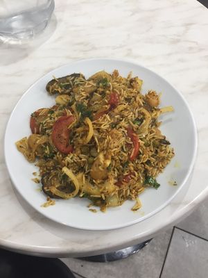 So amazing veg biryani available while you wait. at Little Aladdin in Manchester