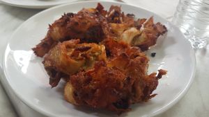 Onion Bhaji at Little Aladdin in Manchester