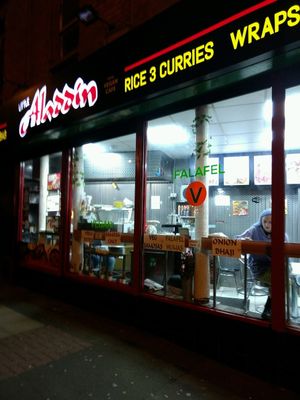 front at Little Aladdin in Manchester