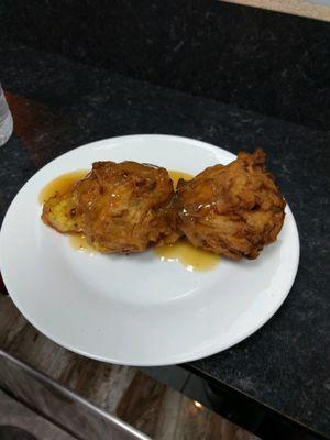 pakora at Little Aladdin in Manchester