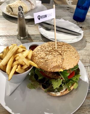 Burger   at Vegan Point in Ibiza
