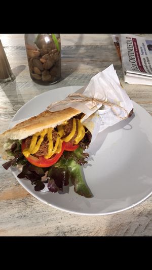 Falafel at Vegan Point in Ibiza