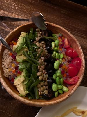 Vegan salad  at Cafe La Boheme - Ginza in Tokyo