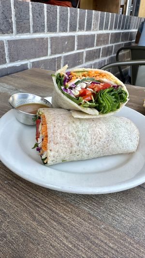 Asian Veggie Wrap  at City Beach Organics in Sandpoint
