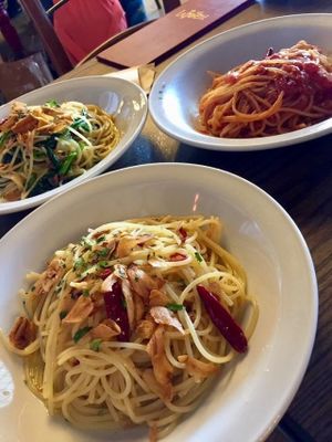 Vegan pasta at Cafe La Boheme - Motomachi-Chukagai in Yokohama
