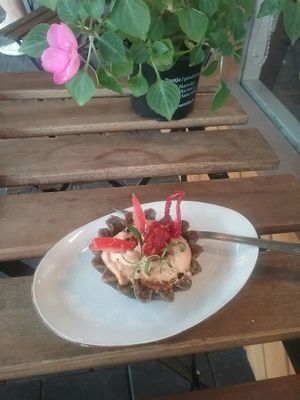 Tiny little deliciously tart at Toormoor Kohvik/Galerii in Tallinn