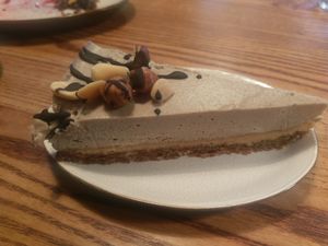 Snickers cake - probably the best I ever had!  at Toormoor Kohvik/Galerii in Tallinn