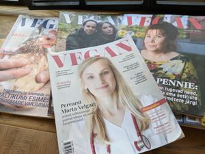 reading material at Toormoor Kohvik/Galerii in Tallinn