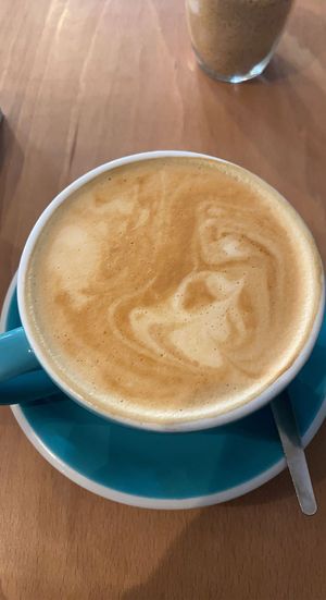 coconut latte  at Peck 47 in Brussels