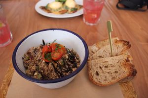 Quinoa salad at Peck 47 in Brussels