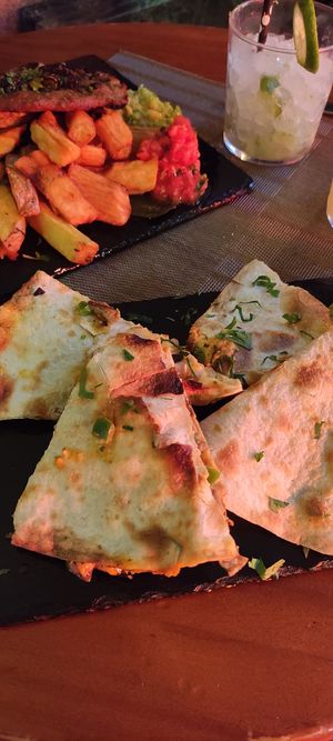 Quesadillas at Andino Gastrobar in Malaga