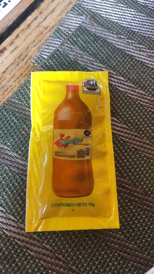 Spicy sauce   at Andino Gastrobar in Malaga