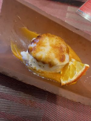 Vegan coconut desert    at Andino Gastrobar in Malaga