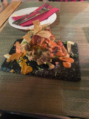 Palta rellena chilena  at Andino Gastrobar in Malaga