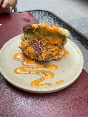 Jackfruit arepa   at Andino Gastrobar in Malaga