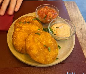 Sopaipillas chilenas  at Andino Gastrobar in Malaga