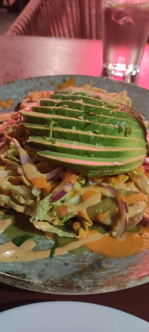 Enchilada vegana. Buenísima at Andino Gastrobar in Malaga