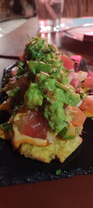 Patacon vegano. at Andino Gastrobar in Malaga