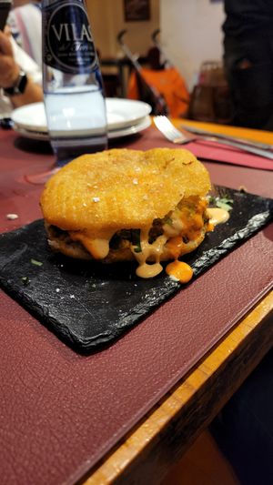 Arepa at Andino Gastrobar in Malaga