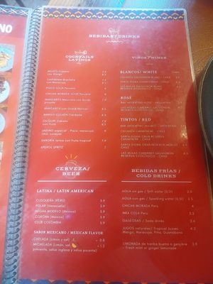 Drinks at Andino Gastrobar in Malaga