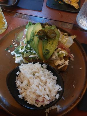 Vegan Enchiladas at Andino Gastrobar in Malaga