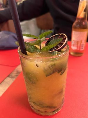 mojito de frutas con mango  at Andino Gastrobar in Malaga