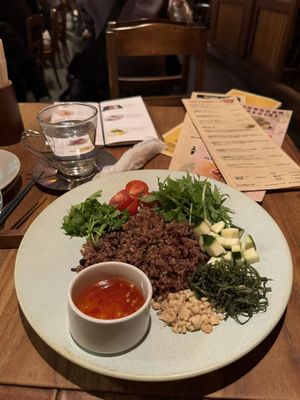 Vietnamese fried rice with 8 kind vegetables  at Monsoon Cafe - Maihama in Chiba