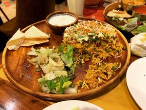 Mix veg biryani at 3 Idiots Toast & Curry - Zhongshan in Taipei
