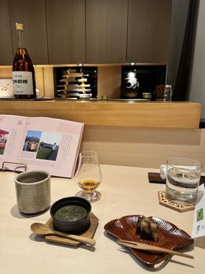 Matcha dish  at Ise Sueyoshi in Tokyo