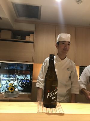 Chef Tanaka at Ise Sueyoshi in Tokyo