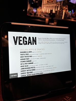 Ask for the Vegan Menu ✨  at Yard House in Las Vegas