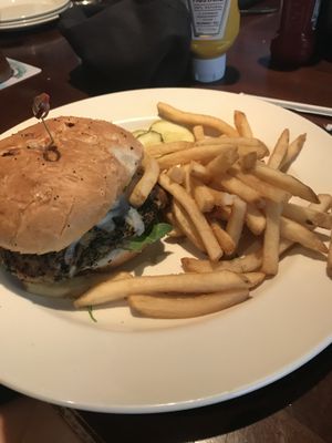 Vegan Burger (Fries aren’t vegan due to shared oils;a side salad is available) at Yard House in Las Vegas