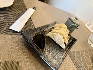 Yasai Gyozas  at Yoshi - Sushi & More in Madrid