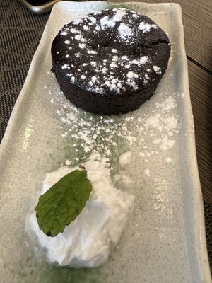  Fondant de Chocolate vegano  at Yoshi - Sushi & More in Madrid