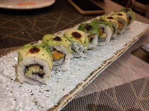Batata tempura at Yoshi - Sushi & More in Madrid