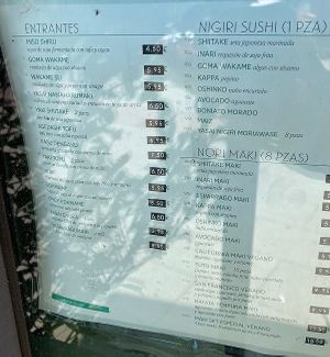  at Yoshi - Sushi & More in Madrid