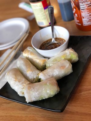 Vegan spring rolls at 208 Pho & Vegan in Boise