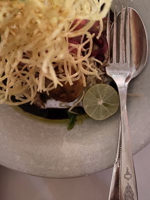 entree at abcV in New York City