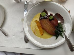 Roasted beets at abcV in New York City