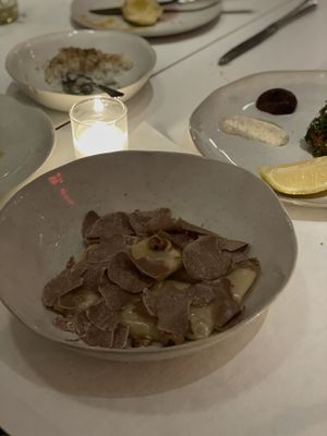 Truffle pasta special . Was only ok  at abcV in New York City