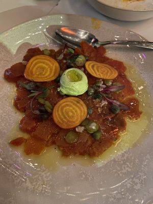 Wood roasted beets   at abcV in New York City