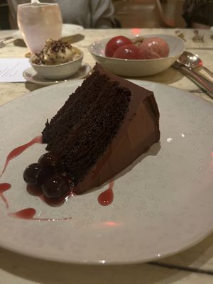 Chocolate Cherry Layer Cake  at abcV in New York City