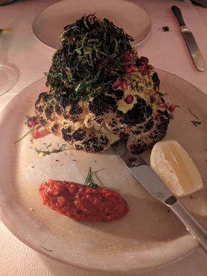 Cauliflower (meh) at abcV in New York City