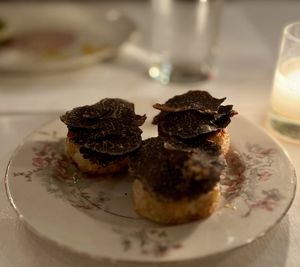   Onigiri with perigord truffle at abcV in New York City