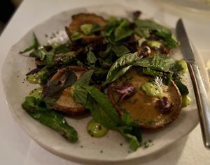 Grilled shiitake  at abcV in New York City
