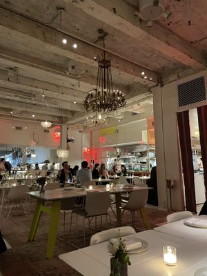 The main room  at abcV in New York City