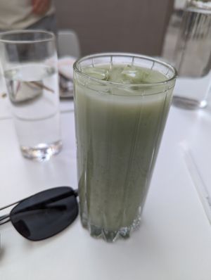 Ice matcha at abcV in New York City