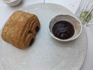Pain au chocolate 😍 at abcV in New York City