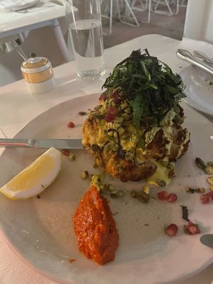 Cauliflower entree  at abcV in New York City