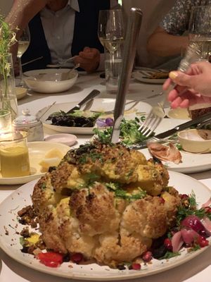 Roasted cauliflower at abcV in New York City